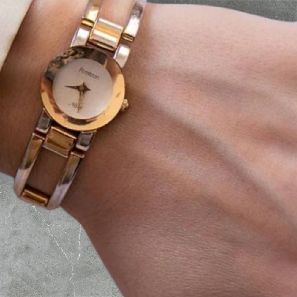 Armitron Women's Gold and Silver Watch - Picture 2 of 7